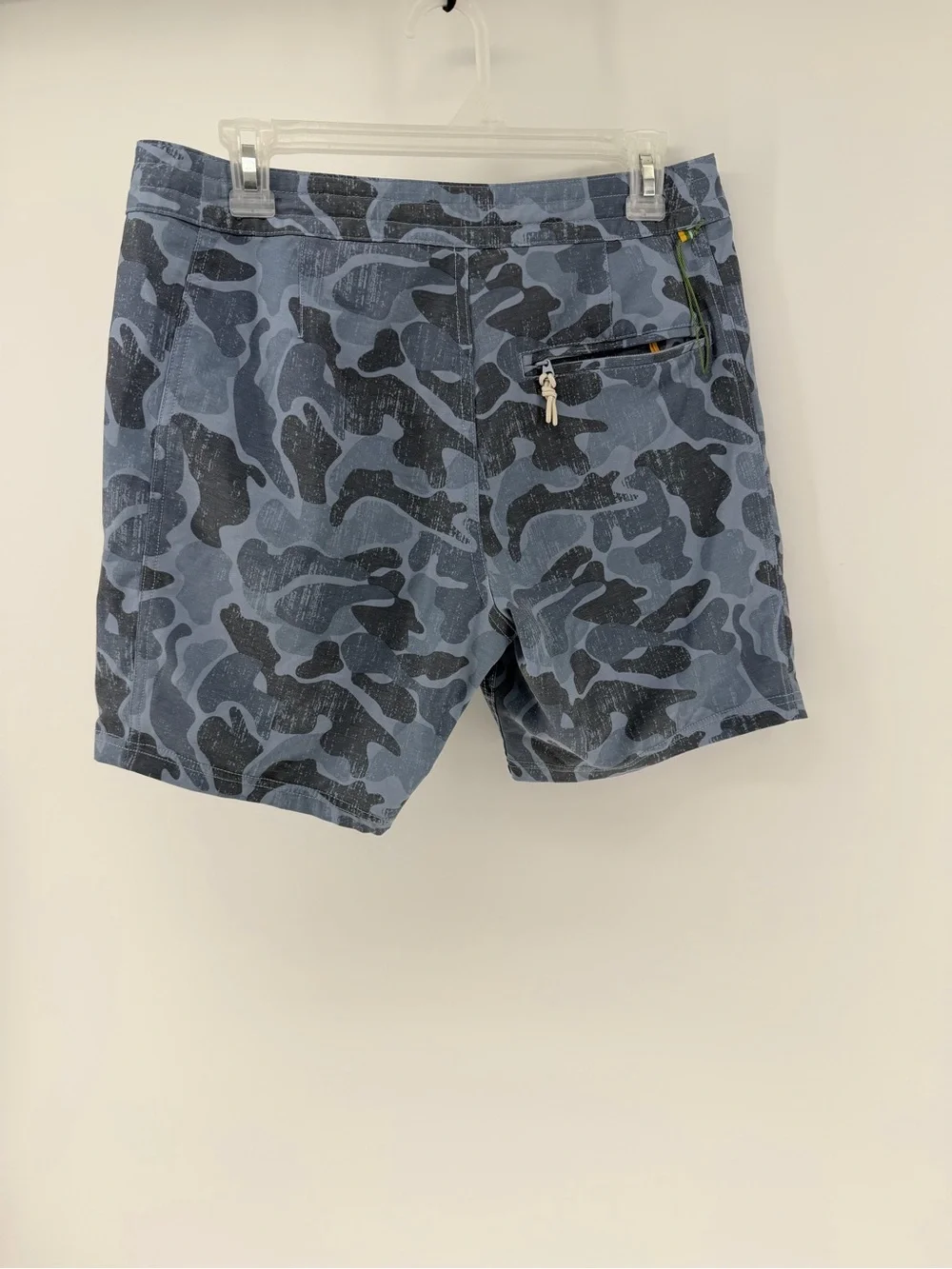 Marsh Wear Blue Camo Men’s Swim Trunks with Drawstring Sz 30 7” Inseam